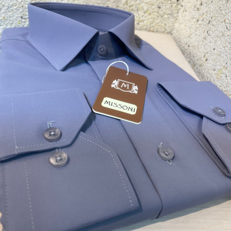 پیراهن آستین بلند پارچه دوشین ضد چروک