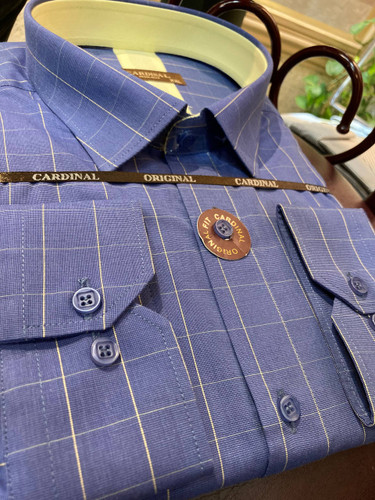 پیراهن آستین بلند پارچه آرو چهارخانه