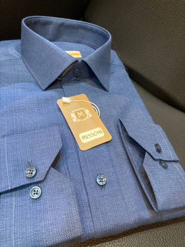 پیراهن آستین بلند تک جیب پارچه فلورا طرح دار