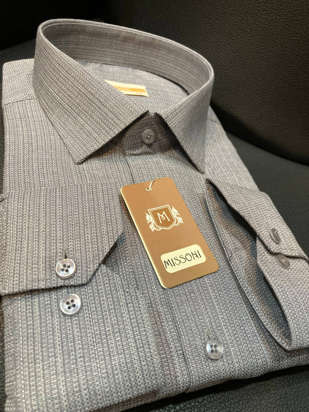 پیراهن آستین بلند طرح دار پارچه فلورا