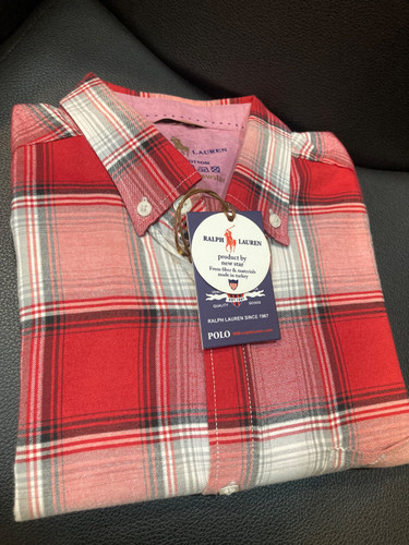 پیراهن آستین بلند چهارخانه نخ پنبه